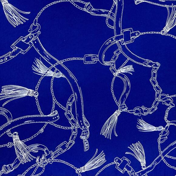 NWOT LAUREN RALPH LAUREN Hoodie Sweatshirt 2X Royal-Blue Equestrian-Horse LongSl - Picture 6 of 10